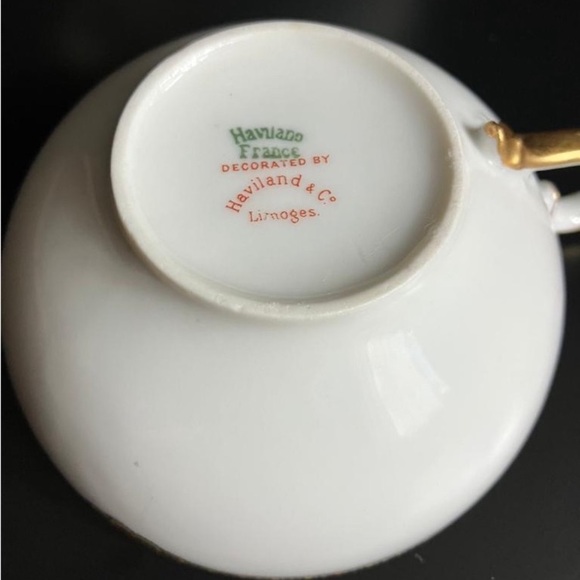 Beautiful Haviland Limoges Cups Set of 2 - Picture 5 of 5